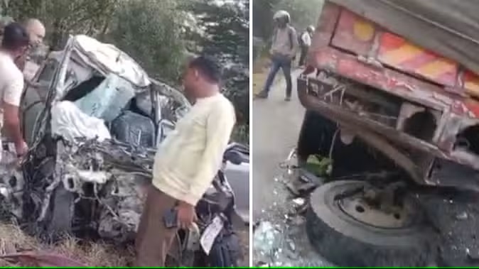 road accident - फोटो : UP TAK NEWS