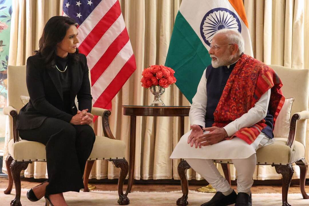 PM Modi Meets Tulsi Gabbard-INTEL CEO