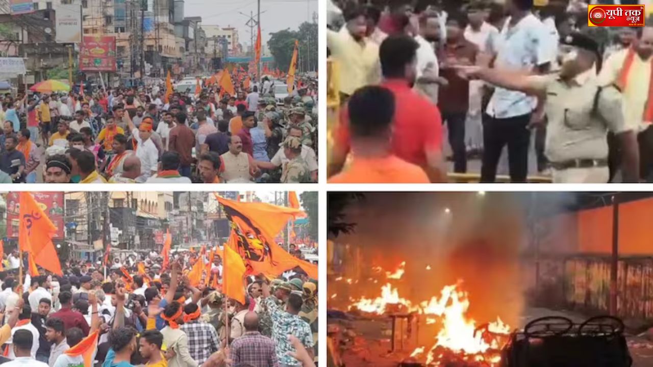 Odisha News: Clashes erupt during a Vishwa Hindu Parishad rally in Cuttack, injuring 6 policemen, including a DSP. Internet services suspended.