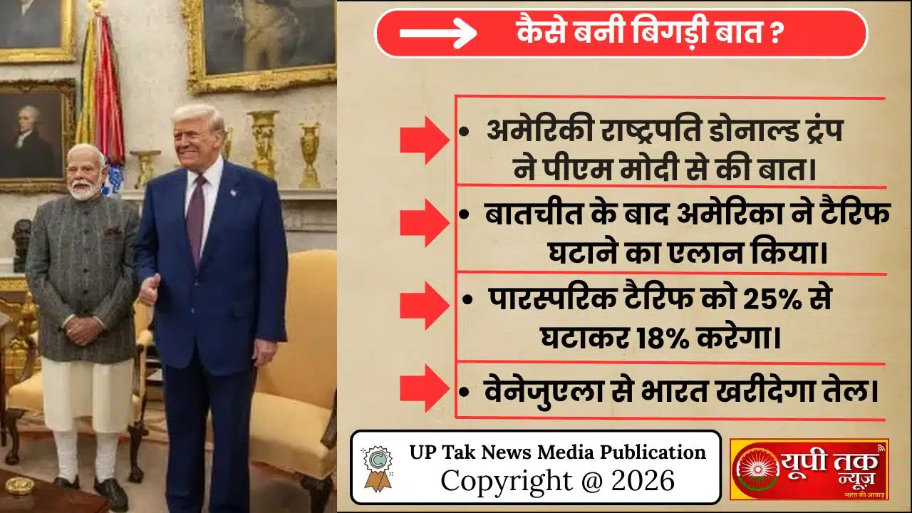 US World News: The US has reduced tariffs imposed on India; a significant decision was made after talks between PM Modi and Trump. The tariff will now be 18% instead of 25%.