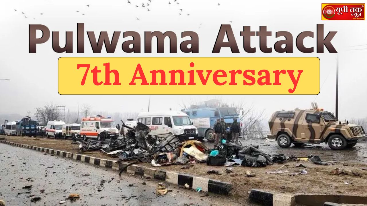 Pulwama Attack: Seven years since the Pulwama terror attack, the nation remembers the immortal martyrs.