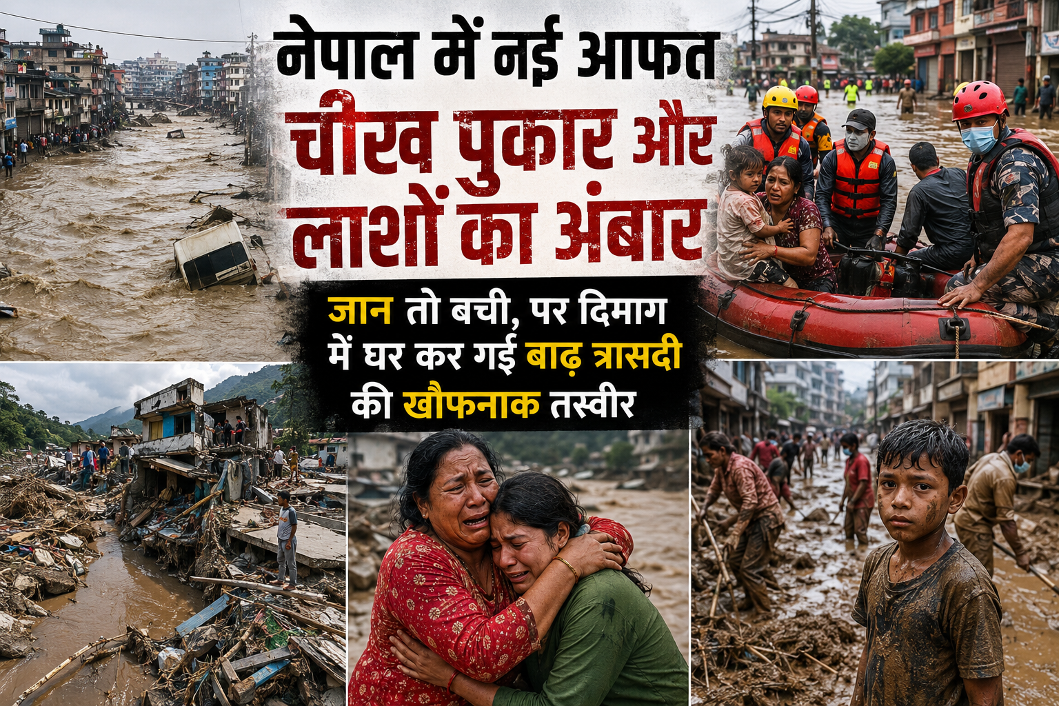 Home 38 Nepal Floods: A New Crisis After the Deluge—Lives Saved, but the Terror of Devastation Lingers; Children Plagued by Nightmares